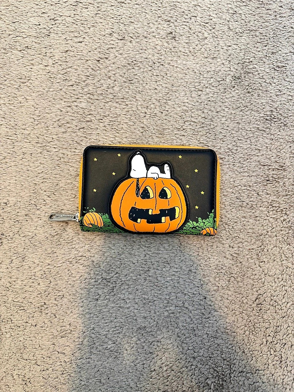 Loungefly Peanuts Halloween Pumpkin Wallet
